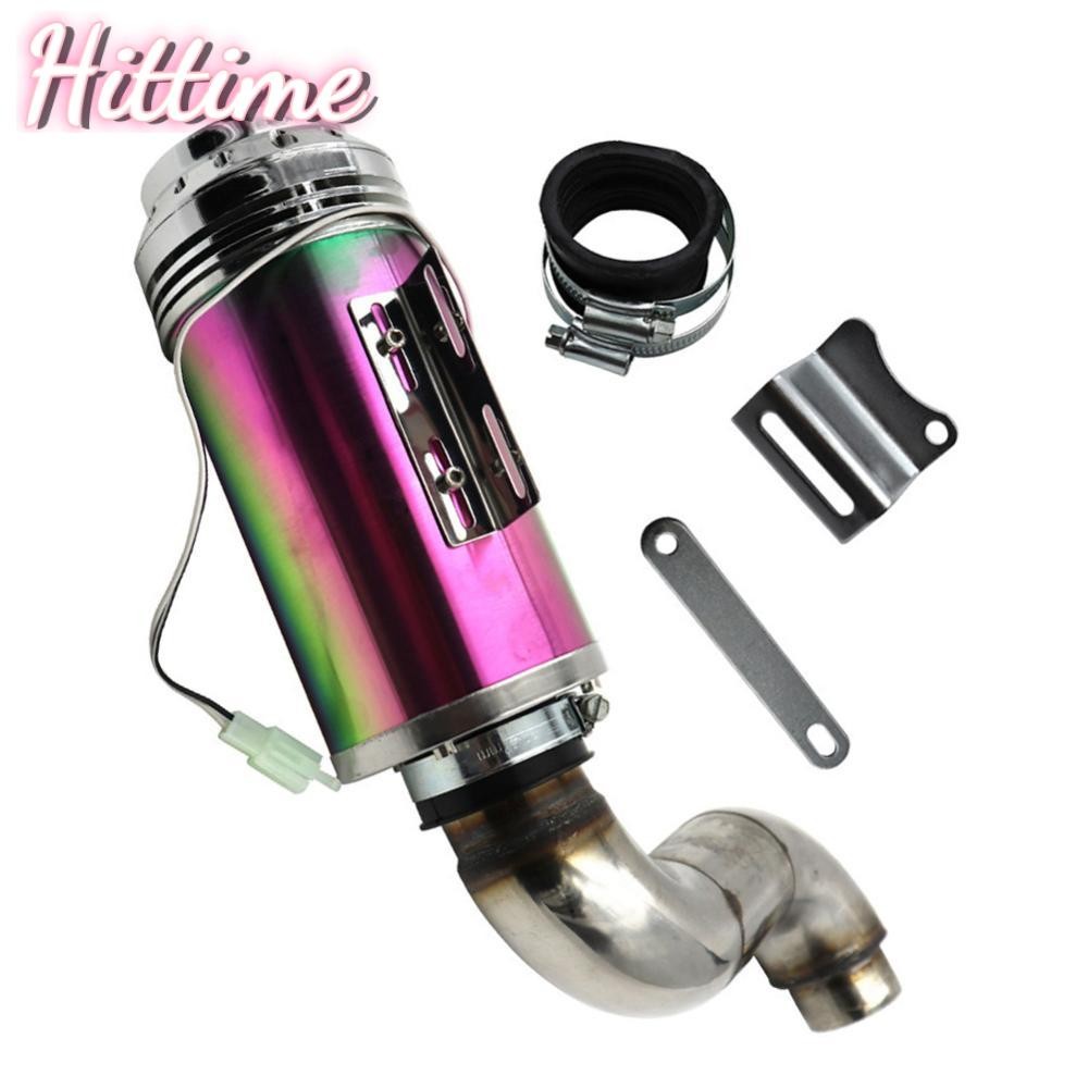 HITTIME สแตนเลสรถจักรยานยนต์ดัดแปลงสีสันกรองอากาศอุปกรณ์เสริมสําหรับ Ghost Fire Eagle GY6 LED C3I9