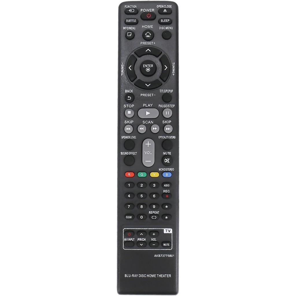 ลูกชาย73775801 เปลี่ยนรีโมทคอนโทรลเหมาะสําหรับ LG Blu-Ray ระบบโฮมเธียเตอร์ BH4030S BH4530T BH5540T B