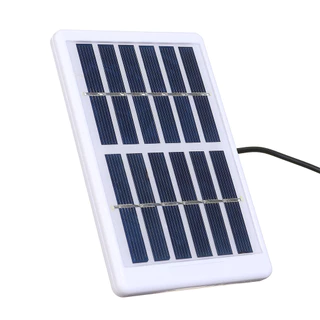 แผงเซลล์แสงอาทิตย์แผงเซลล์แสงอาทิตย์ขนาดเล็ก 10 วัตต์ 5.5 โวลต์ USB Polycrystalline Silicon เซลล์แสงอาทิตย์ชาร์จมือถือ