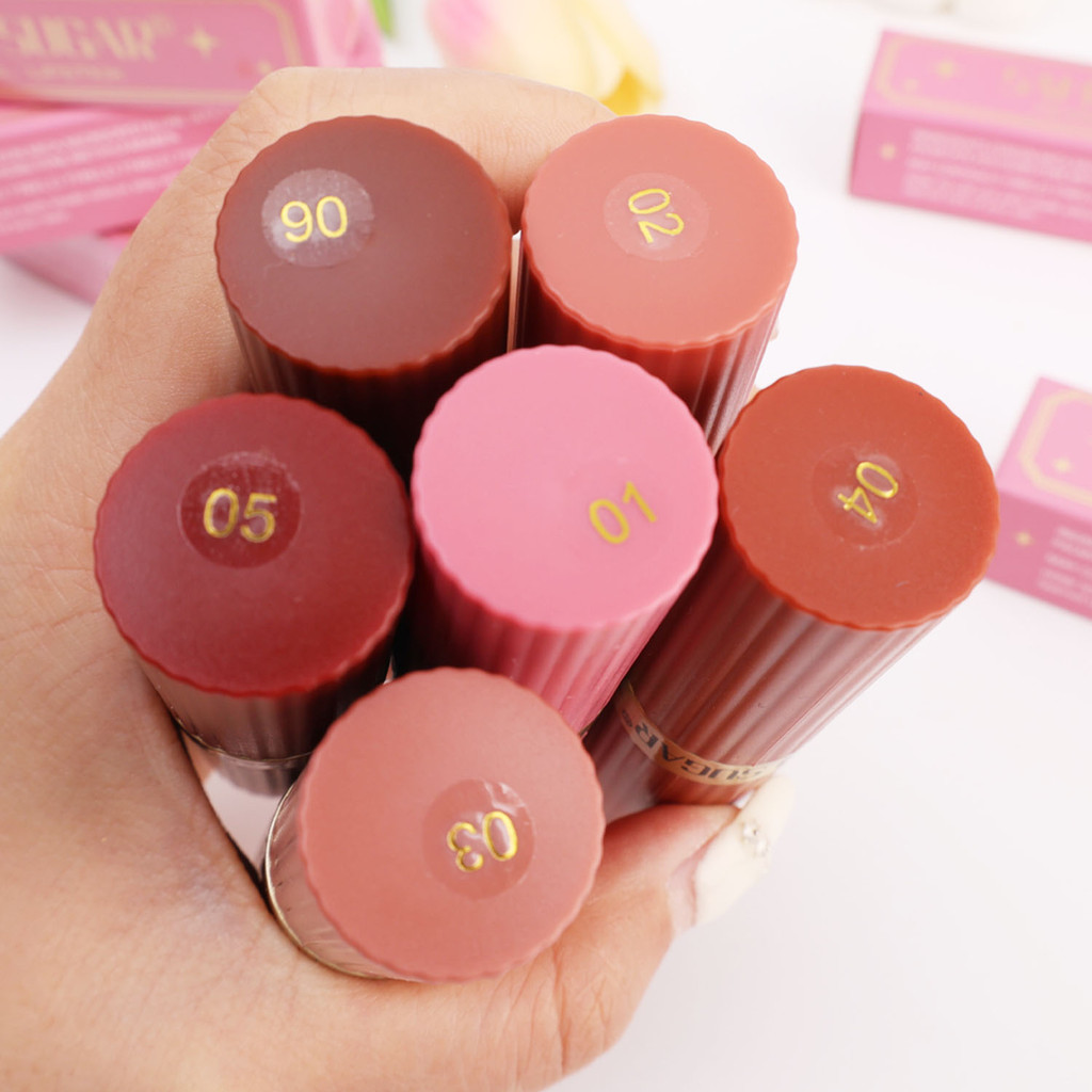Punk Style Long-Lasting Waterproof Sexy Red Lipstick – Non Fade Pearlescent Shimmery Sparkling Lipstick Beauty Makeup ราคา ถูกที่สุด ดีลบีเคเค แกลเลอรีภาพที่ 6
