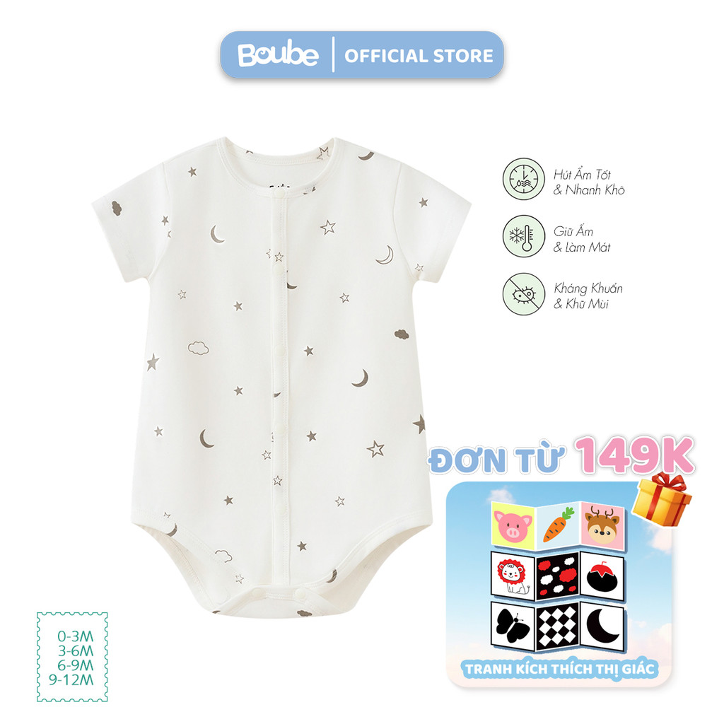 จั๊มสูทสามเหลี่ยม บอดี้ชิพกระดุมตรงพร้อมสตาร์โมติฟสําหรับเด็กแรกเกิด เด็กผู้ชาย เด็กผู้หญิง โบube ผ้