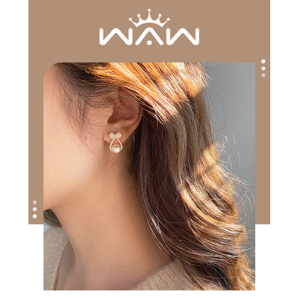 Silver Tamsui Pearl ต่างหู 2025 ใหม่สไตล์ร้อน High-End หรูหราต่างหูอารมณ์สําหรับผู้หญิง