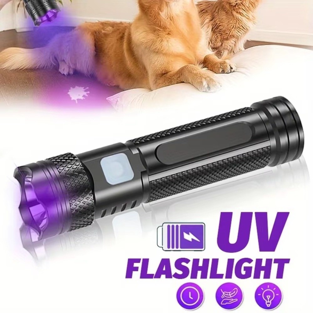 SKIIJ ไฟฉาย UV แบบพกพา ชาร์จด้วย USB-C แสง UVB 365nm รูปที่ 3