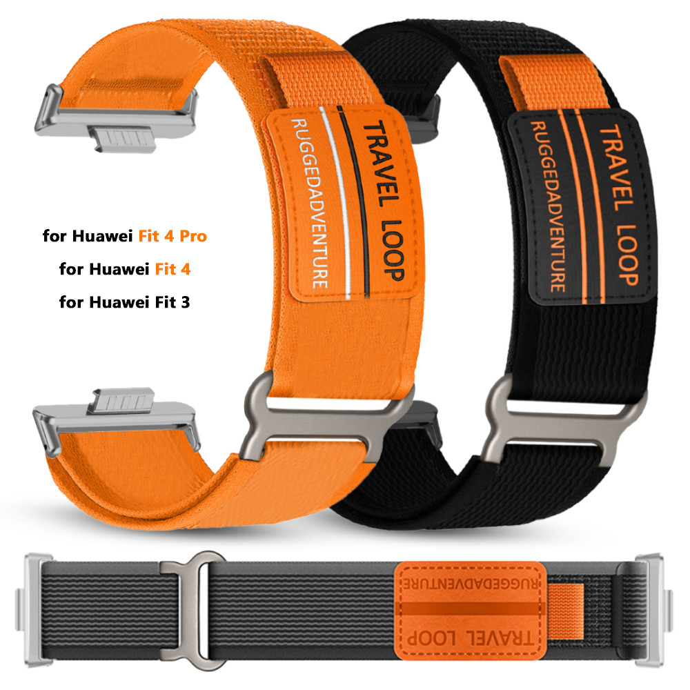 ไนลอน Travel Loop สําหรับ Huawei Watch Fit 4 5 Pro กีฬาสายรัดข้อมือ Correa Huawei นาฬิกา Fit3 Fit4 สร้อยข้อมือ Unisex