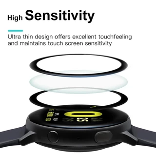 9D กระจกป้องกันโค้งสําหรับ Garmin Vivoactive Vivosmart Vivomove Vivoactive 4 4S 5 6 Sport Trend Screen Protector