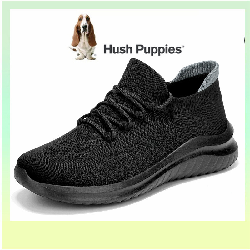 HUSH PUPPIES Hush Puppys รองเท้าผู้หญิงรองเท้าแบนผู้หญิงเกาหลี Hush Puppy รองเท้าผู้หญิงกีฬารองเท้าผ