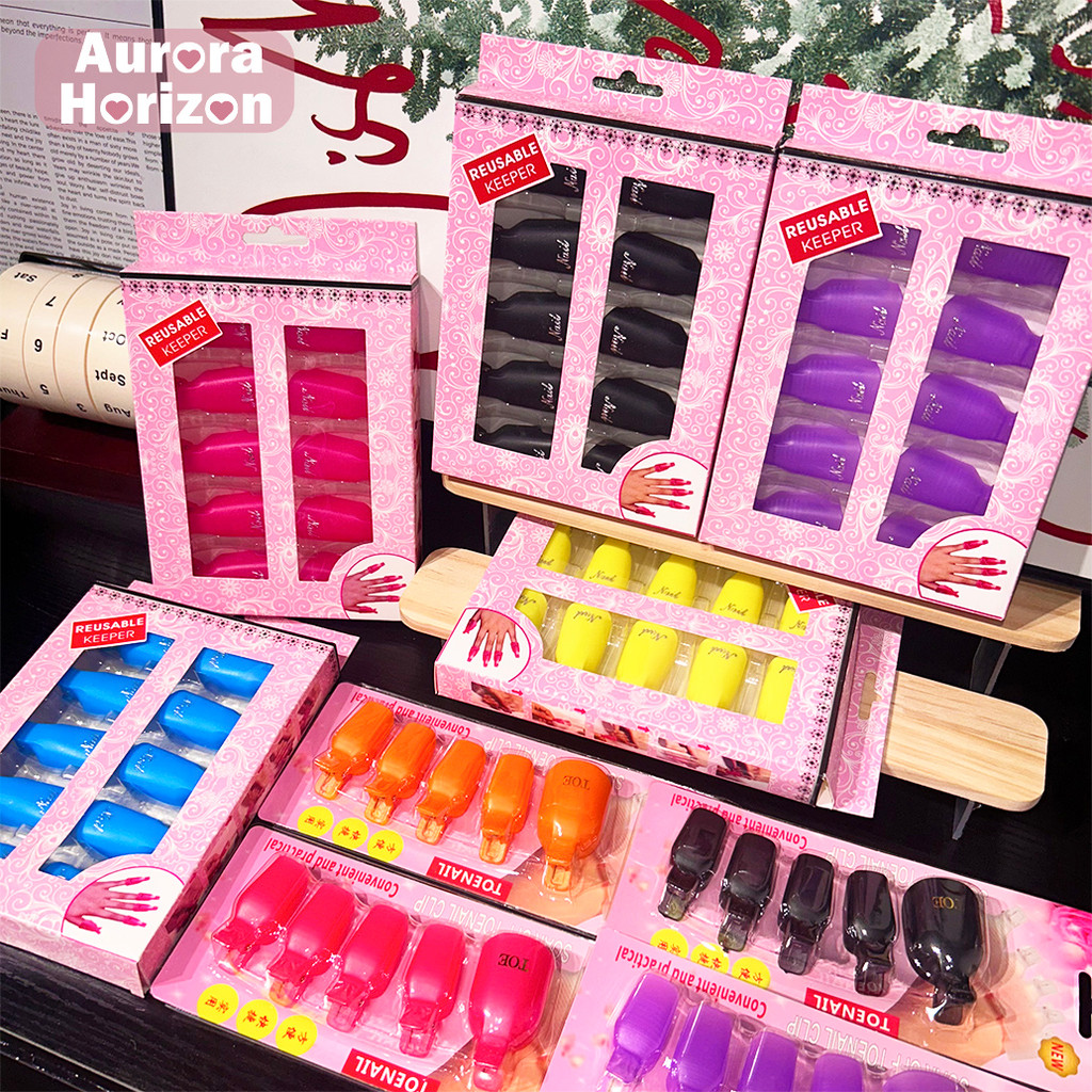 พร้อมส่งในกรุงเทพฯ แพ็กเท้า 5 ชิ้น ตัวหนีบนิ้วแช่น้ำยาล้าง ถอดเล็บเจล ถอดเจลน้ำยา ตัวหนีบนิ้วแช่น้ำยาล้าง ที่หนีบเล็บ แพ็กมือ 10 ชิ้น