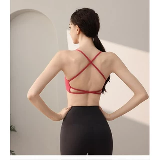 SHQX สปอร์ตบราไร้ตะเข็บ - บราออกกำลังกายสำหรับผู้หญิง สวมใส่สบาย เหมาะสำหรับวิ่งและการฝึกอบ่าง