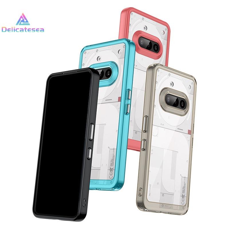 [Delicatesea] สําหรับ Nothing Phone 3a Case Cover Nothing Phone 3a Funda Coque Hard Translucent Soft
