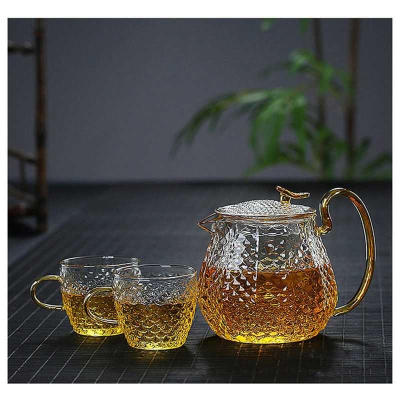 Digap Teh Pitcher ชาจีน 600ml พร้อมแก้ว 4 แก้ว 125ml - JJ06