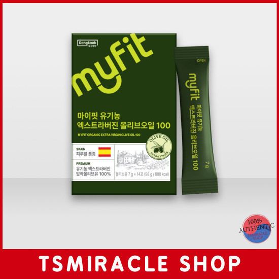 Dongkook Pharm My Fit Organic Extra Virgin Olive Oil 100 Sticks 7g 14 Packets