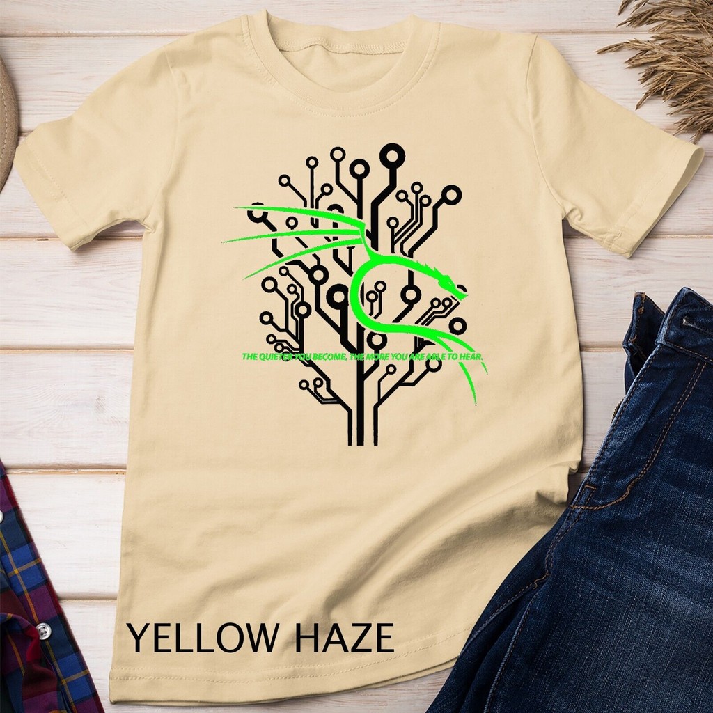 เสื้อยืด Backtrack Kali Linux ออกแบบมี.dragon และ tagline - สีเขียว