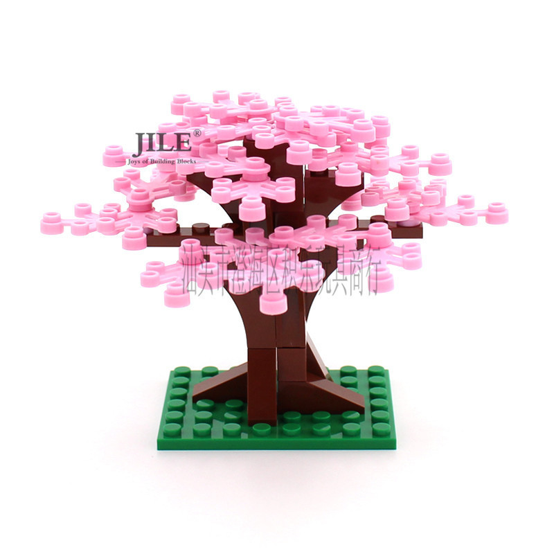 ชิ้นส่วนเลโก้ พืช ใบไม้ ต้นไม้ขนาดเล็ก ชุดบล็อกตัวต่อ ของเล่น - รูปที่ 3