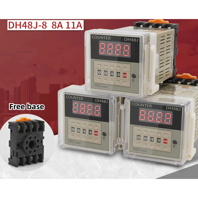 Omron ประเภทความแม่นยําสูงสมาร์ทดิจิตอลจอแสดงผล DH48J-8 DH48J-8A DH48J-11A Power Outage หน่วยความจํา