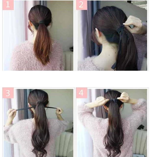 (28/35/45/55CM)สายรัดวิกผมหางม้า สังเคราะห์ Hairpiece คลิปผม วิกผมสําหรับผู้หญิง (พร้อมส่ง) G3068