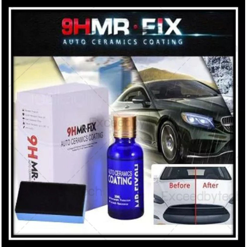 Alithai น้ำยาเคลือบแก้วแท้ 9HMR-FIX 100% AUTO CERAMICS COATING 9HMR-F