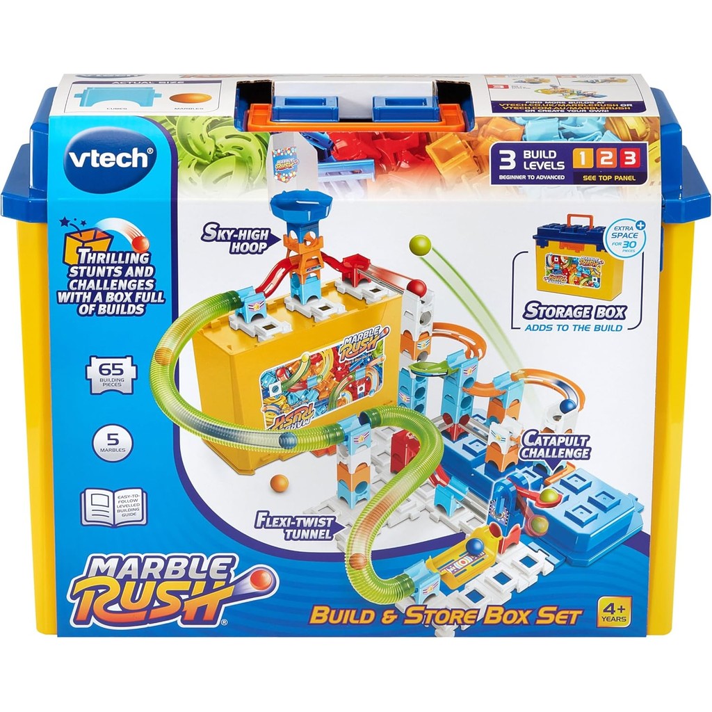 VTECH MARBLE RUSH BUILD AND STORE BOX SET กล่องเก็บของเล่น ชุด Build & Store Box Set