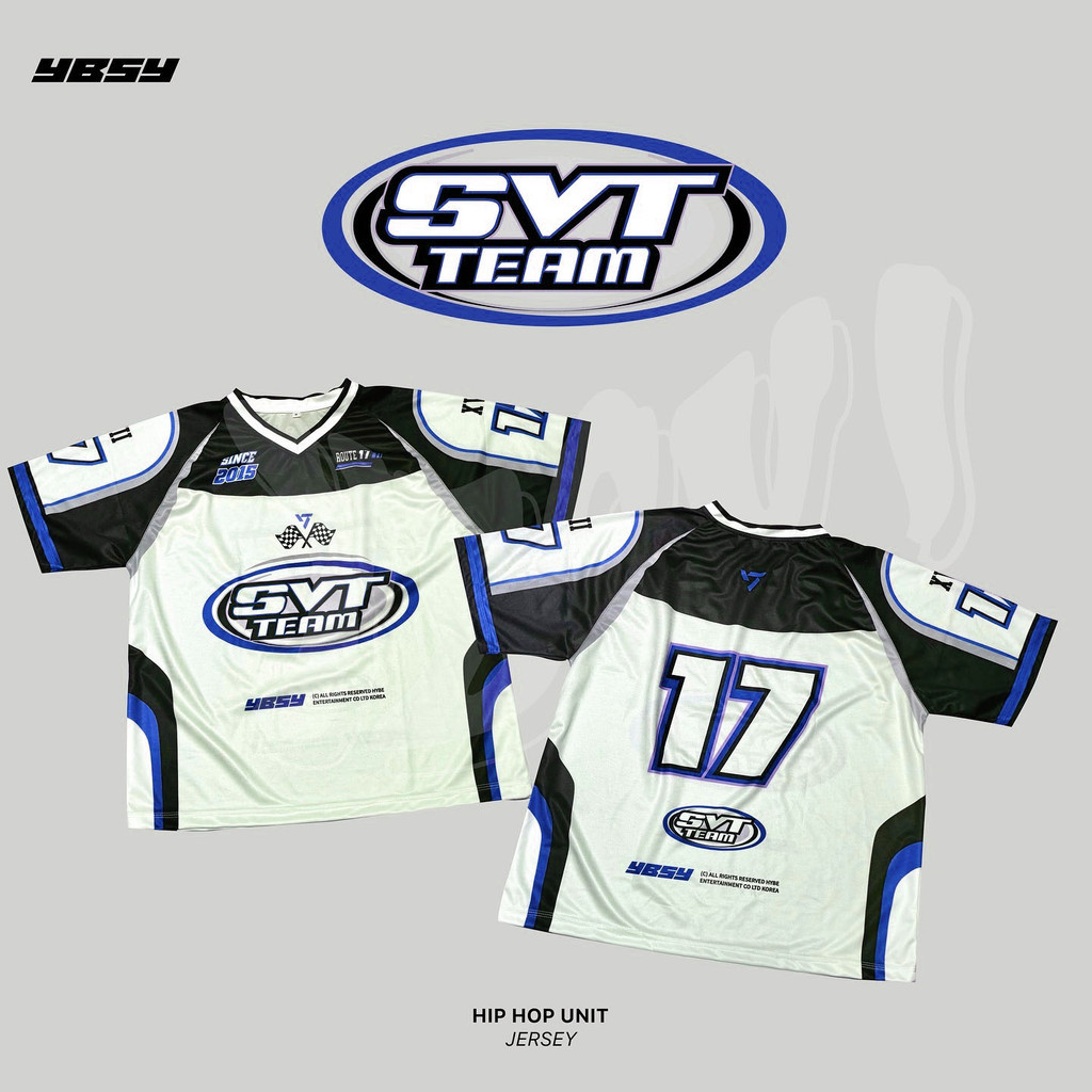 2025 ออกแบบใหม่ YBSY SVT TEAM แฟชั่นอเนกประสงค์สบาย Breathable Tops OVERSIZED ขนาดใหญ่ S-5XL V คอ Je