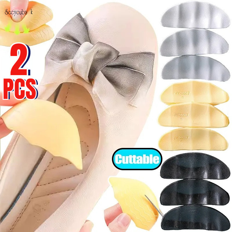 ลดขนาดรองเท้า Toe Pad PU โฟม Toe Plug Cuttable Soft Shock-absorbing Forefoot ใส่ Insoles บรรเทาอาการปวดด้านหน้า Filler Protector รองเท้าอุปกรณ์เสริม