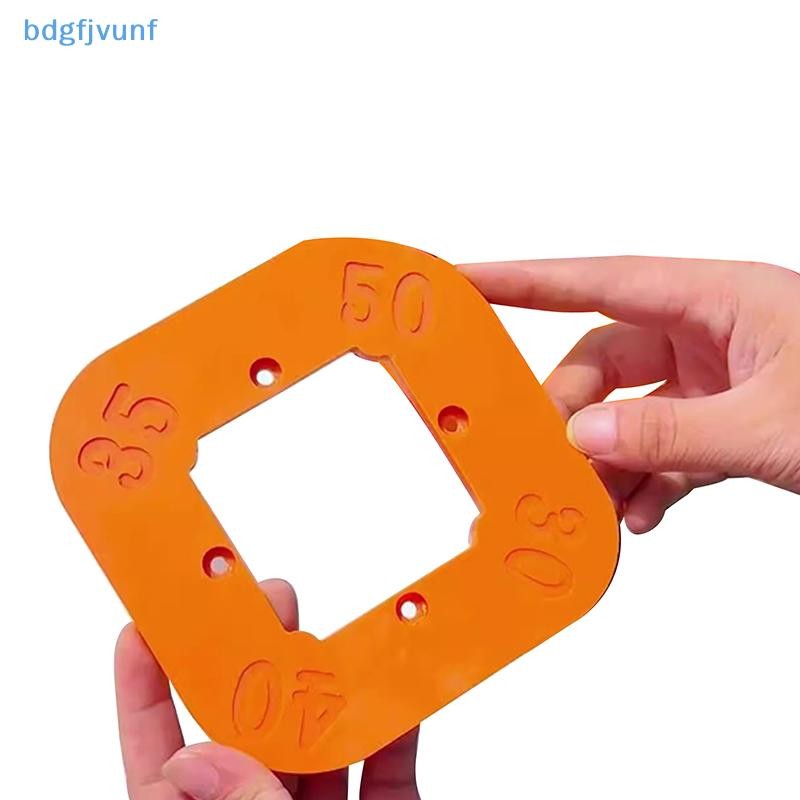 Bdgf 1 ชุด R10 R15 R20 R25 R30 R35 R40 R50 งานไม้ Router มุมรัศมีแม่แบบ Jig Arc มุมแม่แบบงานไม้เครื่องมือ TH - รูปที่ 4