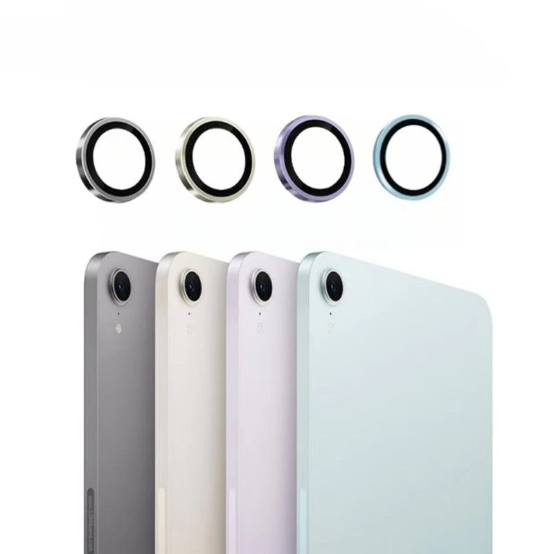 Ipad10 Air6 Air5 Air4 9HเกลียวCDรูปแบบโลหะอลูมิเนียมเลนส์กล้องฟิล์มกระจกนิรภัยสําหรับiPad 10 10.9 2022 Air 4 5 6 11 13 นิ้ว 2024 Anti Scratchแท็บเล็ตเลนส์Protector