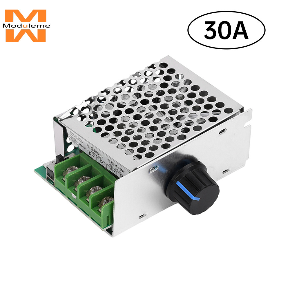 Pwm DC Motor Governor 12V 24V 60V 70V 30A โมดูลสวิตช์ความเร็วมอเตอร์ควบคุมความเร็ว