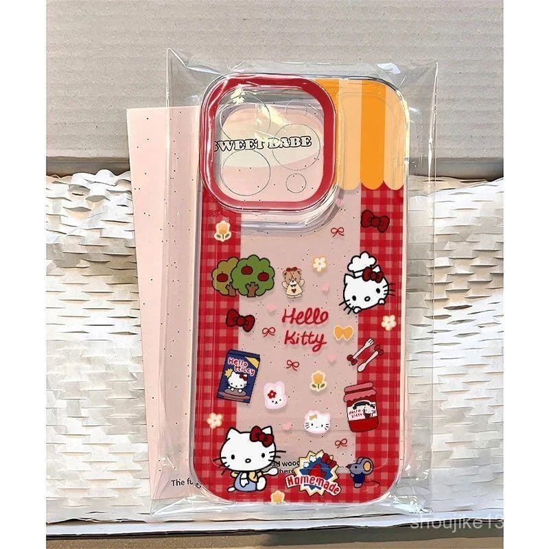 ลายสก๊อตสีแดง Chef KT สําหรับ Vivo Y16 Y100 Y73S Y17 Y50 Y91C Y75 Y17S Y02 Y76S Y20 V25 Y78 Y55S Y35