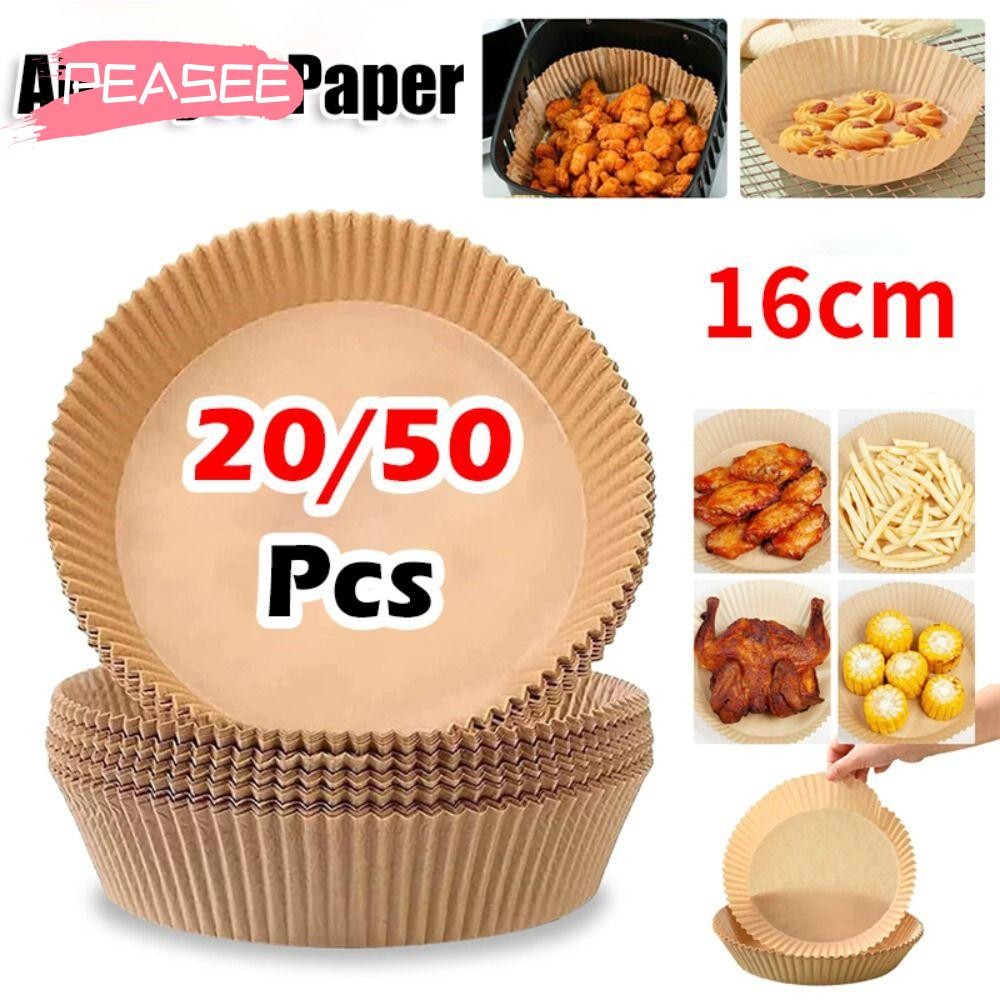 [วิชาพลศึกษาที่สุด] 20/50ชิ้นกระดาษทอดอากาศ,น้ํามันหลักฐานไม่ติดกระดาษอบ,ทนทานทิ้งกันน้ําทอดกระดาษสําหรับเรือกลไฟมัฟฟินคัพเค้ก