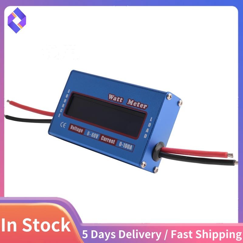 Digital Wattmeter Watt Meter Power Meter DC 60V 100A Balance Voltage Battery Checker