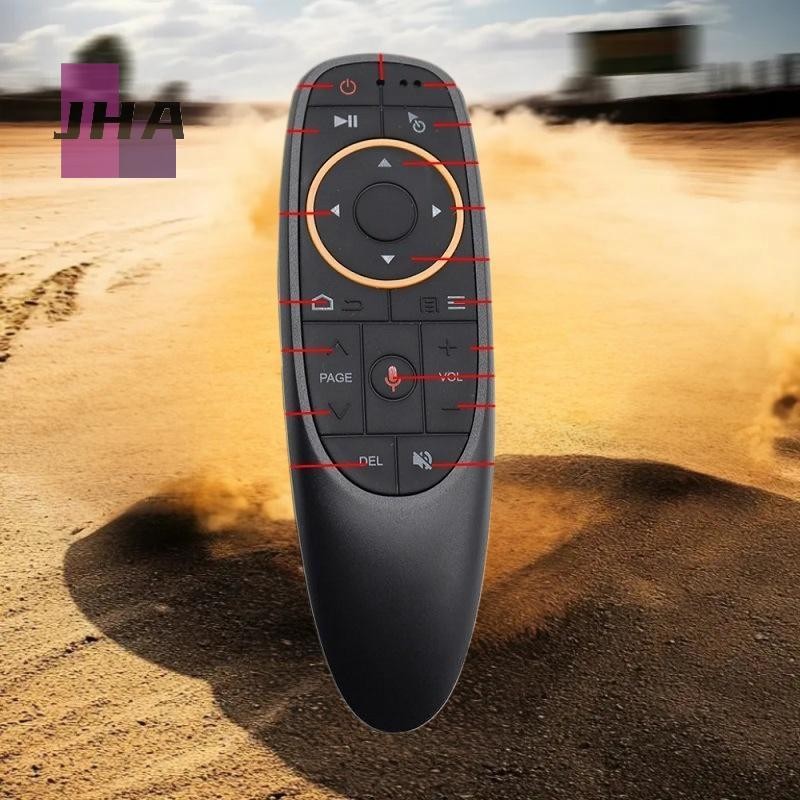 [JHA] GAMINJA G10S Air Mouse Voice Remote Control 2.4G Wireless Gyroscope IR Learning สําหรับ H96 MA