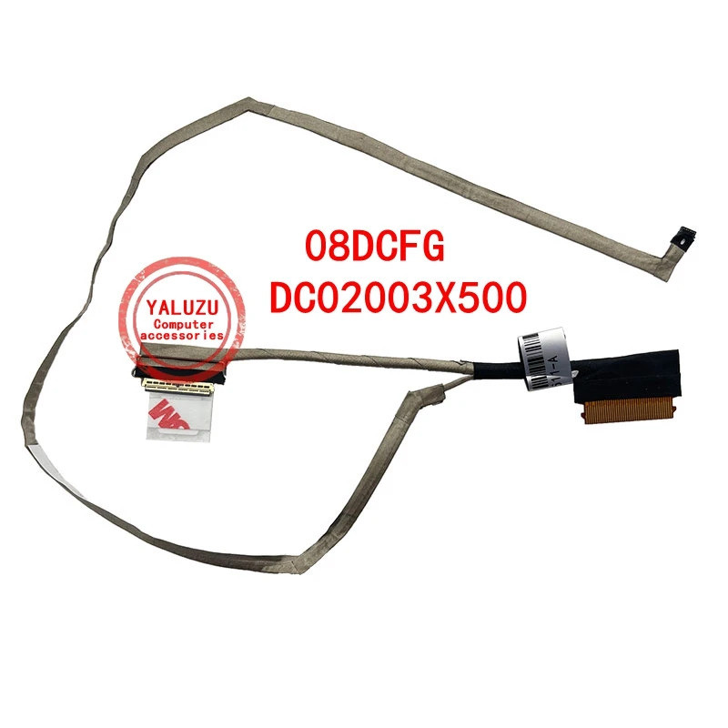 สายใหม่สําหรับ Dell Inspiron 15-3511 15-3510 15-3515 08DCFG DC02003X500 แล็ปท็อป LED LCD LVDS สายวิดีโอ