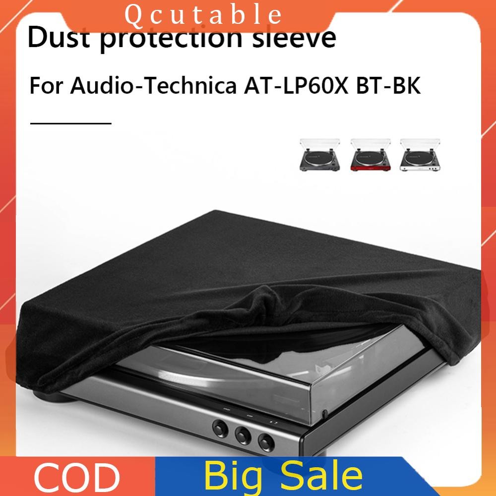 Turntable Dust Cover Spandex สําหรับ Audio-Technica AT-LP60XBT เครื่องเล่นบันทึก