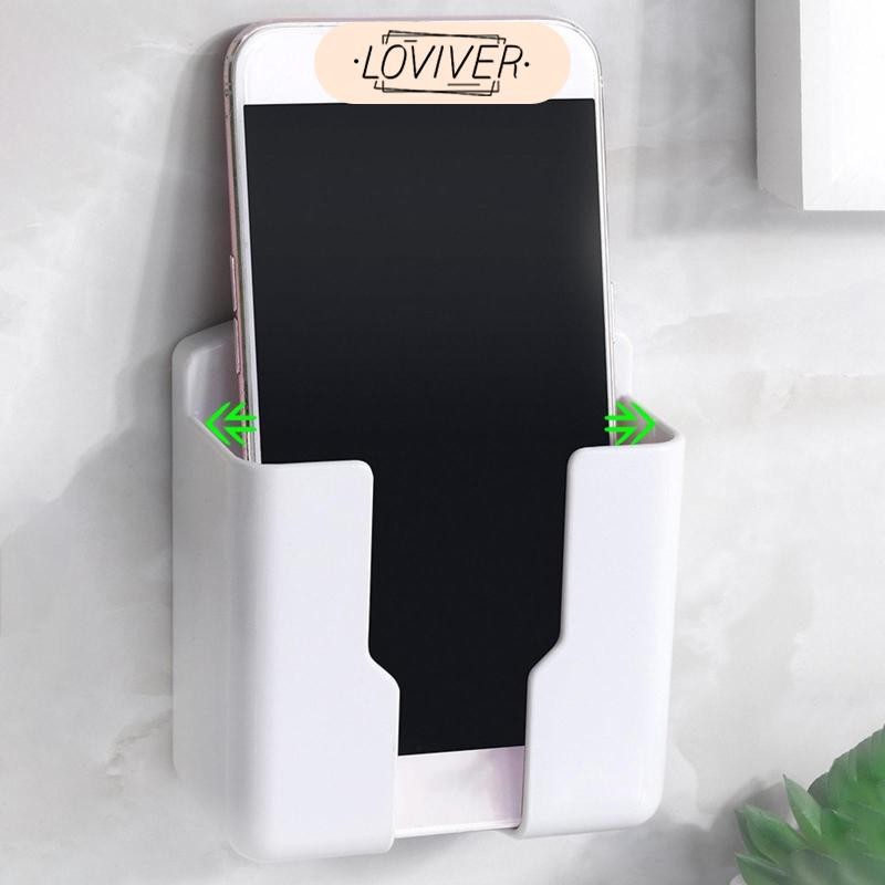 LOVIVER ที่วางรีโมทคอนโทรลคอนเทนเนอร์การเข้าถึงง่ายติดผนังสําหรับหอพักโรงแรมสํานักงาน - รูปที่ 6