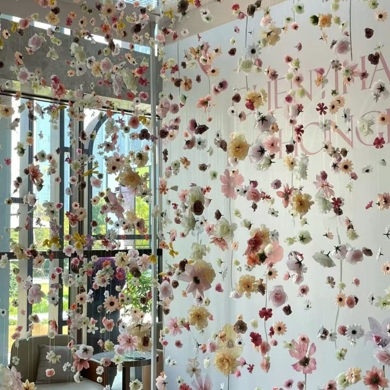แนะนำ ผ้าม่าน 20/50ชิ้นลอยผ้าม่านดอกไม้ Artifical ดอกไม้ผ้าม่านชุดผสมดอกไม้ปลอมงานแต่งงานตกแต่งดอกไม้ผนังเค้กพวงหรีดตกแต่งการถ่ายภาพ Props ราคาพิเศษ มีเก็บเงินปลายทาง