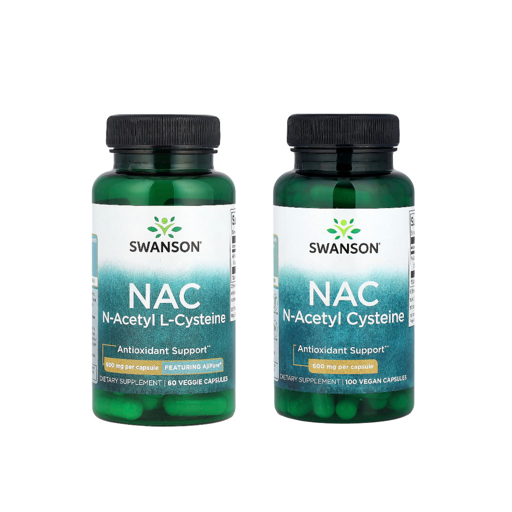 Swanson, NAC, 600 mg 2 รุ่น