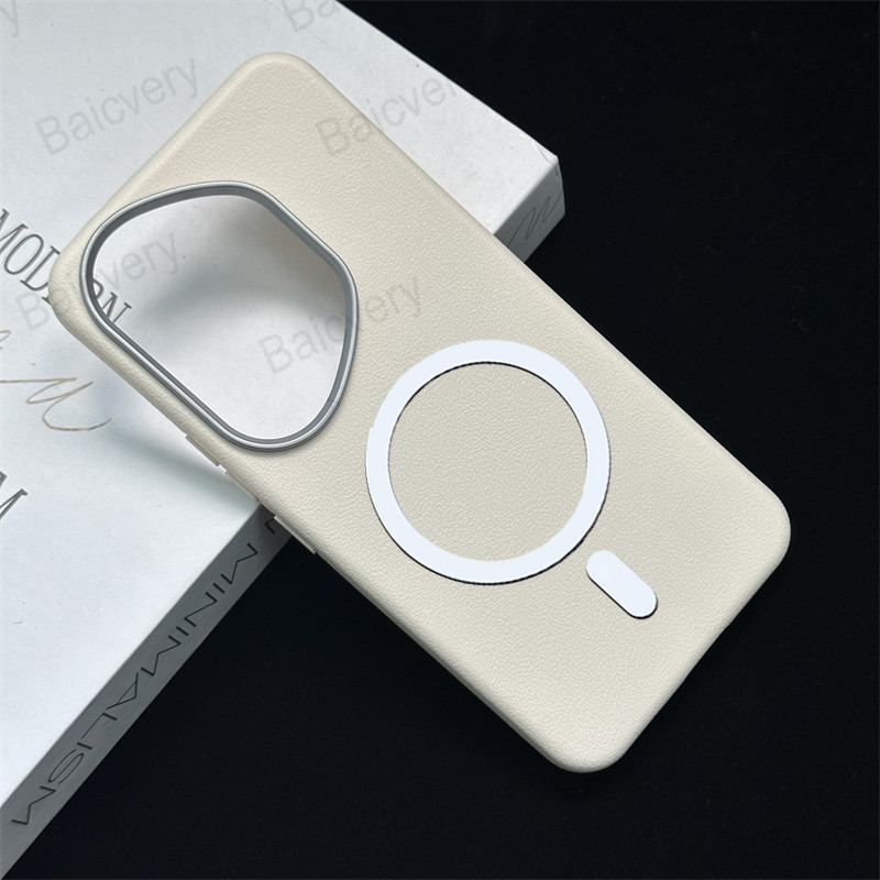 ปลอกสําหรับ Honor 400 5G 400 Pro 400 Lite Anti-Fingerprint หนัง Soft PU ฝาหลังพร้อมสติกเกอร์แม่เหล็ก