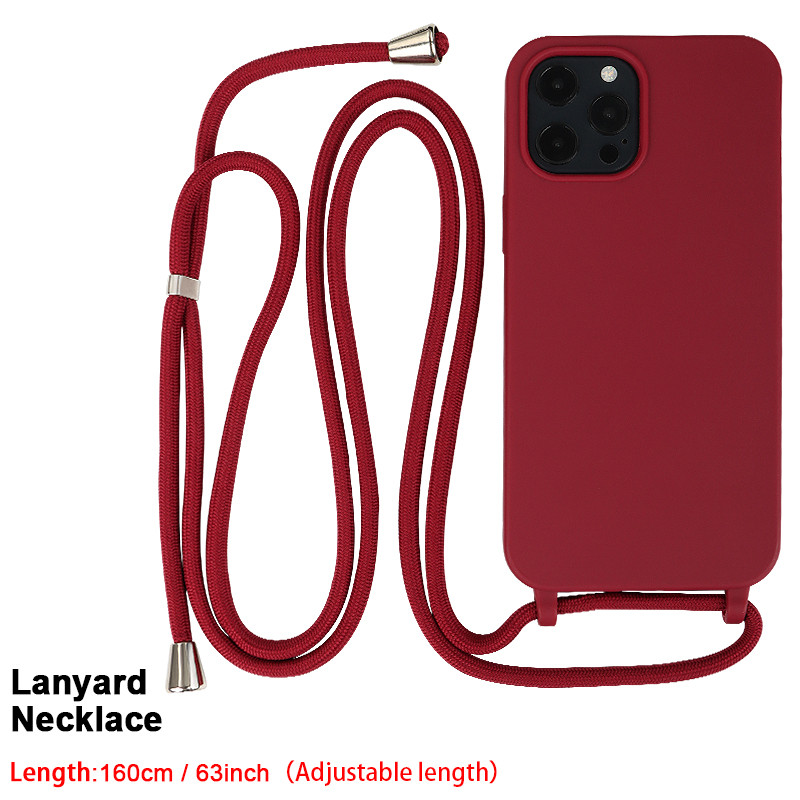เชือกเส้นเล็กCrossbodyพร้อมเคสโทรศัพท์สําหรับiPhone 16 15 14 11Pro Max 13 12 Mini XR 7 8Plus ฝาครอบกันกระแทกป้องกันหน้าจอปลอก ราคา ถูกที่สุด ดีลบีเคเค แกลเลอรีภาพที่ 5