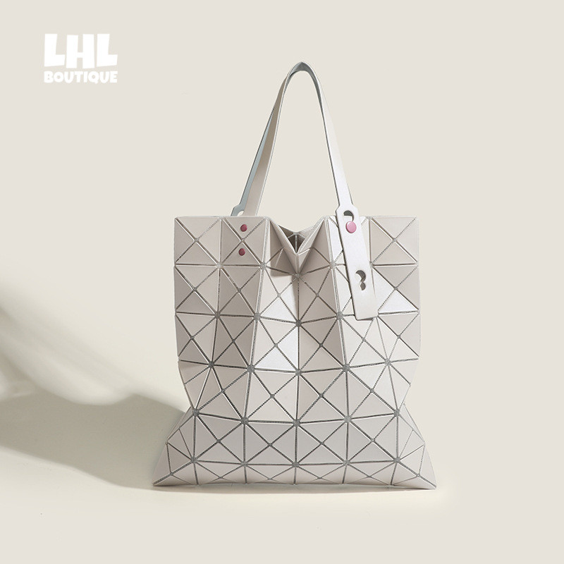LHL BOUTIQUE หกตารางเรขาคณิตเพชรจำกัดเล็บเคลือบสีจำกัดกระเป๋าอเนกประสงค์กระเป๋าถือความจุขนาดใหญ่