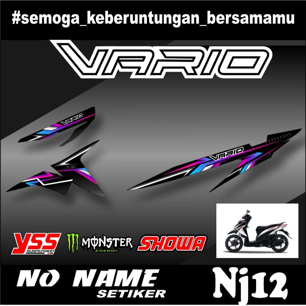 Striping Vario 110 fi [nj12] - Striping Variation List Vario 110 คาร์บูเรเตอร์ Cw Racing