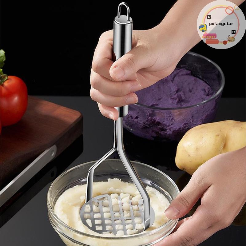 Pufangstar ครัว Gadget Creative โคลนกด Masher น้ําซุปข้นน้ําผลไม้ Maker สแตนเลสมันฝรั่ง Crusher Pusher เครื่องมือผลไม้ Cocina Cozinha TH