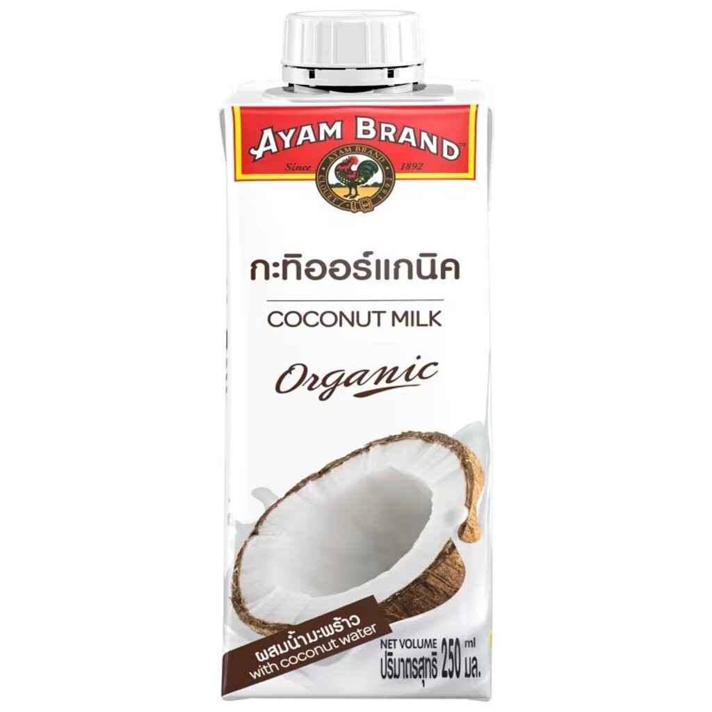 Ayam Organic Coconut Milk อายัม กะทิออร์แกนิค 250 ml. (05-9043)