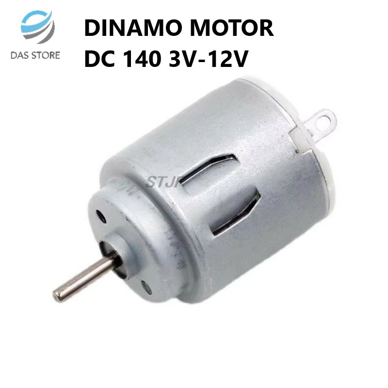 Dynamo Motor ไมโครไฟฟ้า DC 140 ความเร็วปานกลาง DC 3V-12V