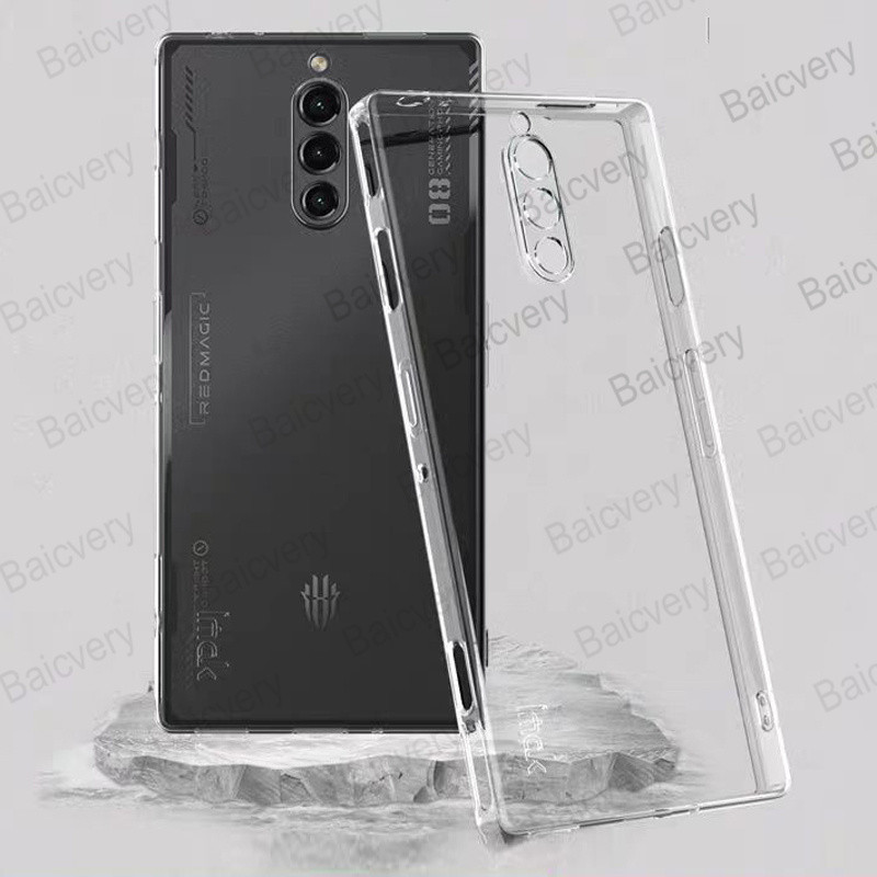 สําหรับ Red Magic 8 Pro NX729J เคสซิลิโคน TPU นุ่มใสฝาหลัง