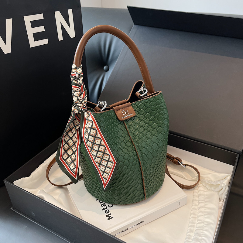 กระเป๋าถือสุภาพสตรี Bucket Bag ความจุขนาดใหญ่กระเป๋าถือสุภาพสตรี