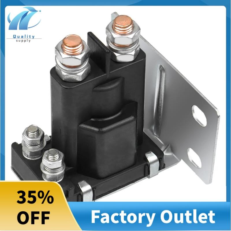 Superb Golf Cart Solenoid ใช้งานร่วมกับแก๊ส Golf Cart 1994-Up 4 Terminal Solenoid เปลี่ยน 7153G01, 6