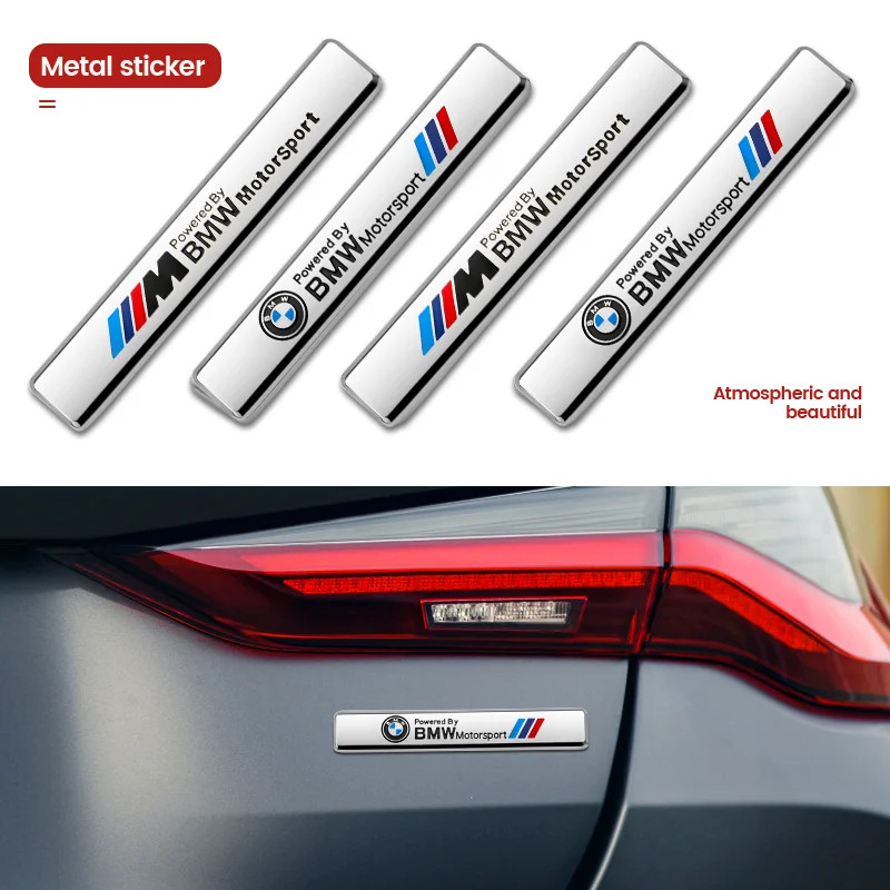 3d โลหะ BMW ป้ายสัญลักษณ์รถ Trunk สติกเกอร์ตกแต่งสําหรับ BMW Performance F30 F10 F36 F25 F26 F15 F16 E90 E91 E92 E60 E84 G22 G32 F13