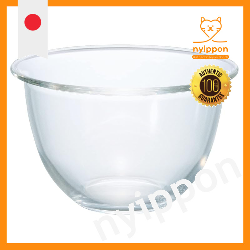 HARIO Mixing Bowl, Heat-Resistant Glass, 1500ml, Multi Bowl, Made in Japan, MXP-1500