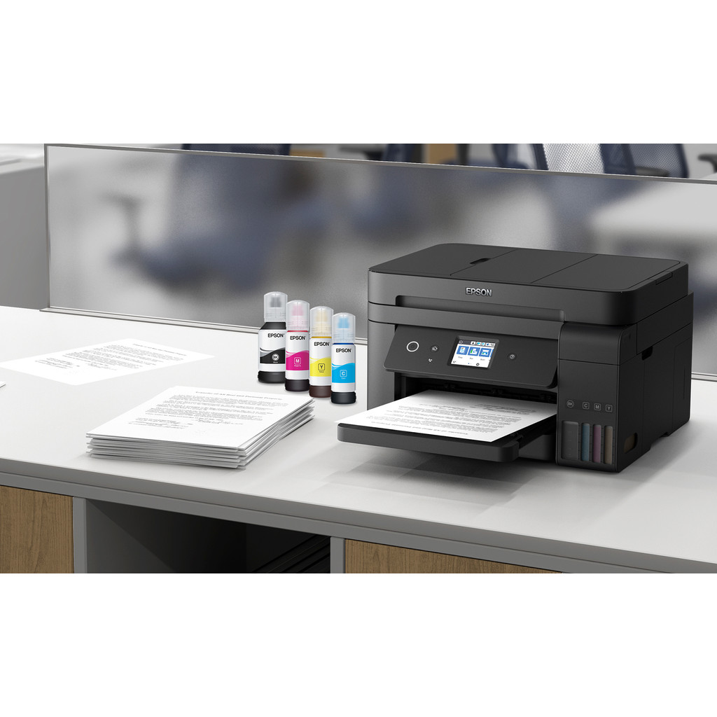 หมึกแท้เอปสัน Epson 001 inks for L4150, L4160, L4260, L4266, L6160, L6170, L6190, L6260, L6270, L6290 Printer - BK/C/M/Y - รูปที่ 4