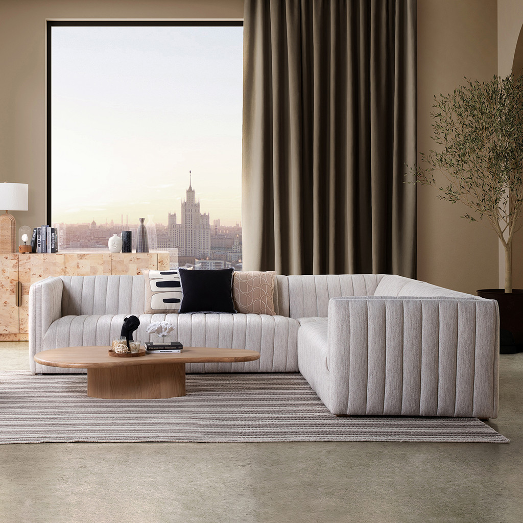 SB Design Square โซฟาCORNER ALTON สีเทา (300x247x76 ซม.)  แบรนด์ DESIGN & DECOR