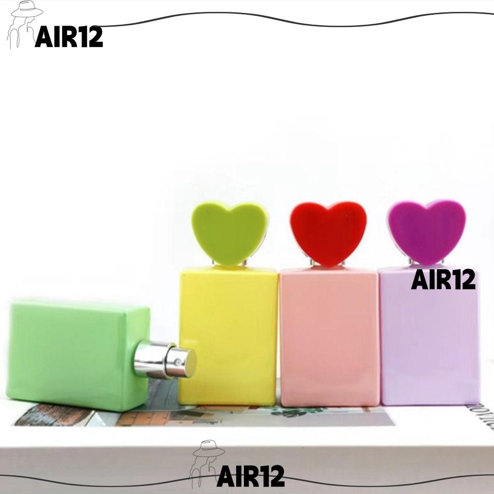 ขวดสเปรย์น้ําหอม AIR12, แก้ว 30ML Liquid Sub-Bottling, กระเป๋าเดินทางเปล่าแบบพกพาขวดสเปรย์รีฟิล